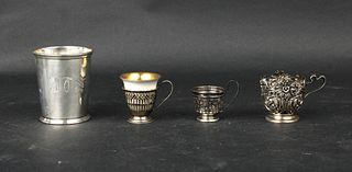Group of Sterling Silver and Plated Items