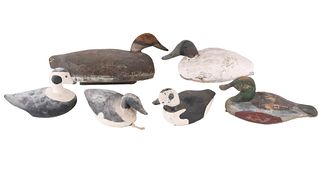 Group of Six Duck Decoys