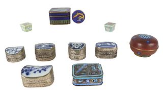 Group of Chinese Small Boxes