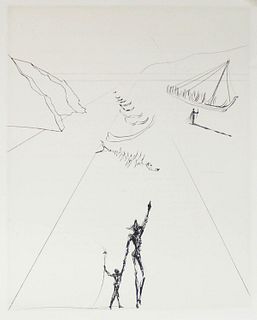 Salvador Dali - Untitled from "The Old Man and the Sea"