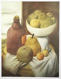 Fernando Botero (After) - Untitled (Still Life with