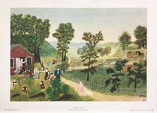 Grandma Moses - Mary and the Little Lamb
