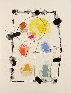 Joan Miro - Untitled from "Je travaille comme un jardinier"