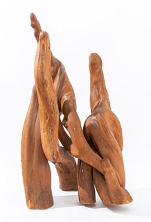 Pietschmann Manner Abstract Driftwood Sculpture