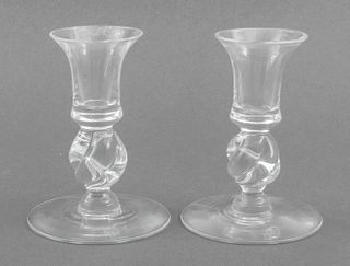 Orrefors Candlestick Holders for Tiffany & Co, Pr
