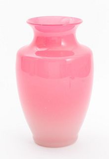 Carder Steuben Attr. Rosaline Glass Vase