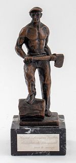 Arruli The Logger Bronze Sculpture