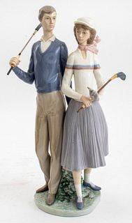 Lladro "Golf Players" Porcelain Figurine