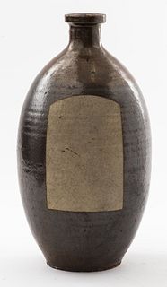 Mid-Century Modern Art Studio Ceramic Bottle Vase