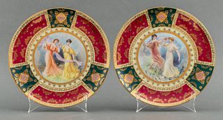 JK Decor Carlsbad Decorative Plates, Pair