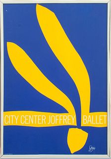 Jack Youngerman City Center Joffrey Ballet Poster