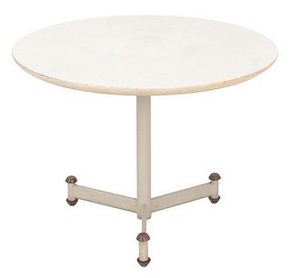 White Formica Low Occasional Table