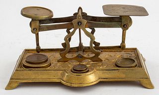 Brass Letter Scale for the Post Office