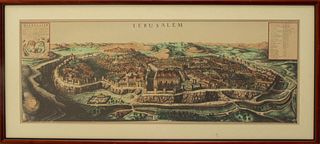 After Wenceslaus Hollar "Ierusalem" Engraving