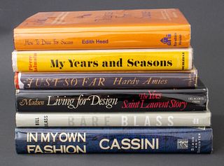 Group of Books on Fashion Designer Biography, 6