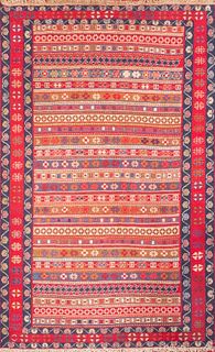 Vintage Anatolian Turkish Kilim Rug