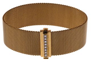 Tiffany & Co 18k Yellow Gold and Diamond Bracelet
