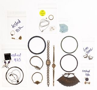 Gold and Sterling Jewelry Assortment
