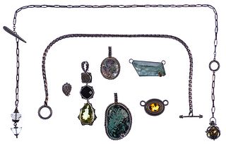 Stephen Dweck Sterling Silver Pendant and Necklace Assortment