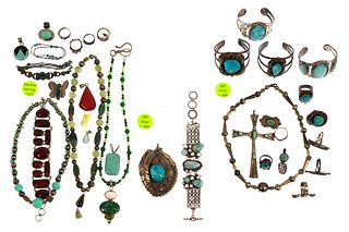 Native American Indian Silver Jewelry Assortment