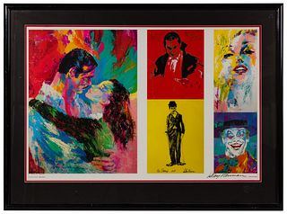Leroy Neiman (American, 1921-2012) 'A Tribute to the Movies' Signed Offset Lithograph