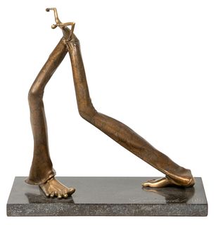 Todji Kurtzman (American, b.1970) 'Gratitude' Bronze Sculpture