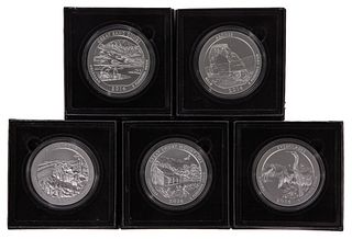 2014 America the Beautiful 5 ozt. Coin Assortment