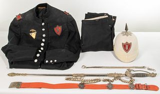 Masonic Knights of Pythias Fraternal Uniform, Sword and Scabbard
