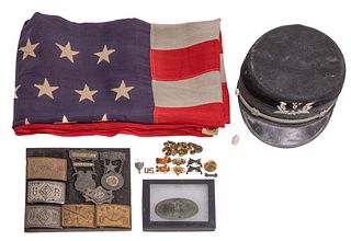 Military and Fraternal American Object Assortment