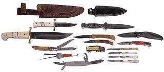 Pocket and Fixed Blade Knife Assortment