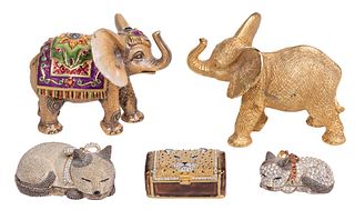 Jay Strongwater Elephant Figurines
