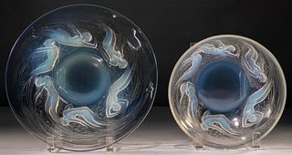 R. Lalique 'Ondines' Bowl and Plate