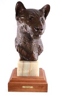 Jack Putnam (1925 - 2009) "Mountain Lion" Bronze