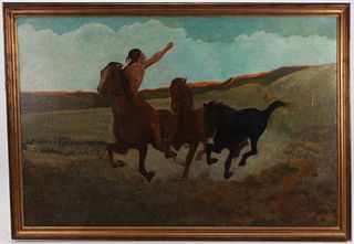 Edwin Willard Deming (1860–1942) Original Painting