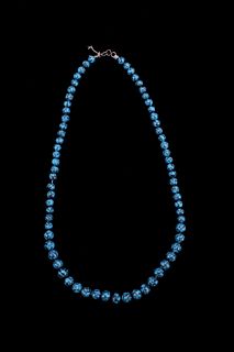 Hubei Turquoise Beaded Necklace