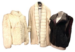 Collection Authentic and Faux Fur Coats and Vest
