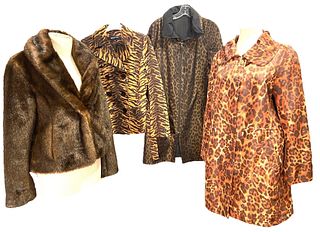 Collection Faux Fur Jacket and JONES NEW YORK Cheetah Print Raincoats