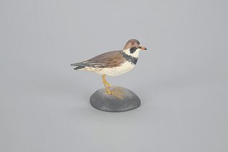 Miniature Semi-Palmated Plover by A. Elmer Crowell (1862-1952)