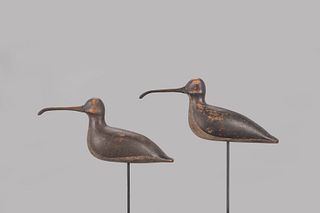 Early Curlew Pair by Lewis A. Cranmer (1845-1920)