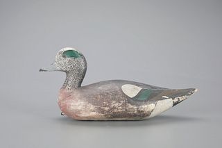 Exceedingly Rare Wigeon Decoy by Capt. Ed Phillips (1901-1964)