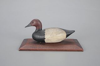 Miniature Canvasback by Capt. Ed Phillips (1901-1964)