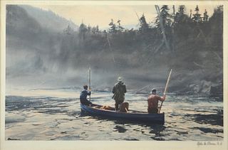 Ogden M. Pleissner (1905-1983), Blue Boat on the St. Anne