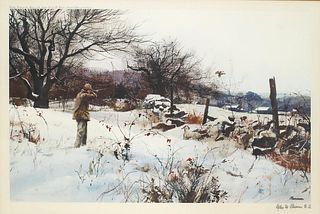 Ogden M. Pleissner (1905-1983), October Snow