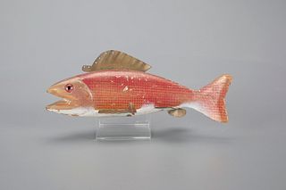 Red-Spotted Bass Decoy by Harold E. "Rick" Rickert (1923-1990)