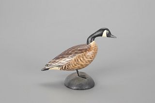 Miniature Canada Goose by A. Elmer Crowell (1862-1952)