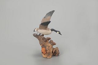 Miniature Flying Goose by Russ P. Burr (1887-1955)