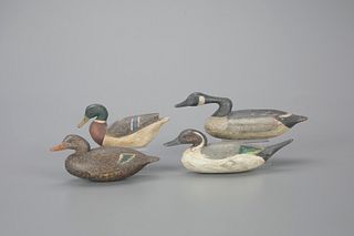 Four Miniature Southern Waterfowl by Reggie Birch (b. 1953)