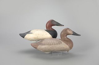 Canvasback Pair by R. Madison Mitchell (1901-1993)