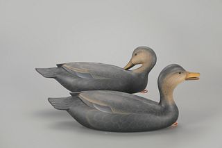 Oversize Black Duck Pair by George Strunk (b. 1958)