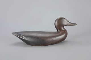 Rare Black Duck Decoy by Leigh F. Witherspoon (1889-1971)